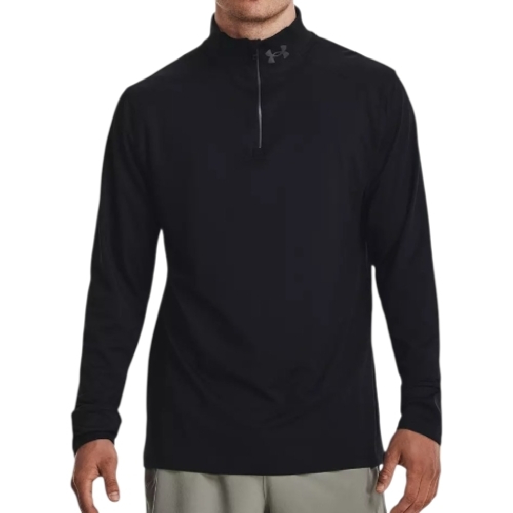 Under Armour Launch Pro 1/4 Zip Mens 2XL Black Running Pullover Jacket Shirt